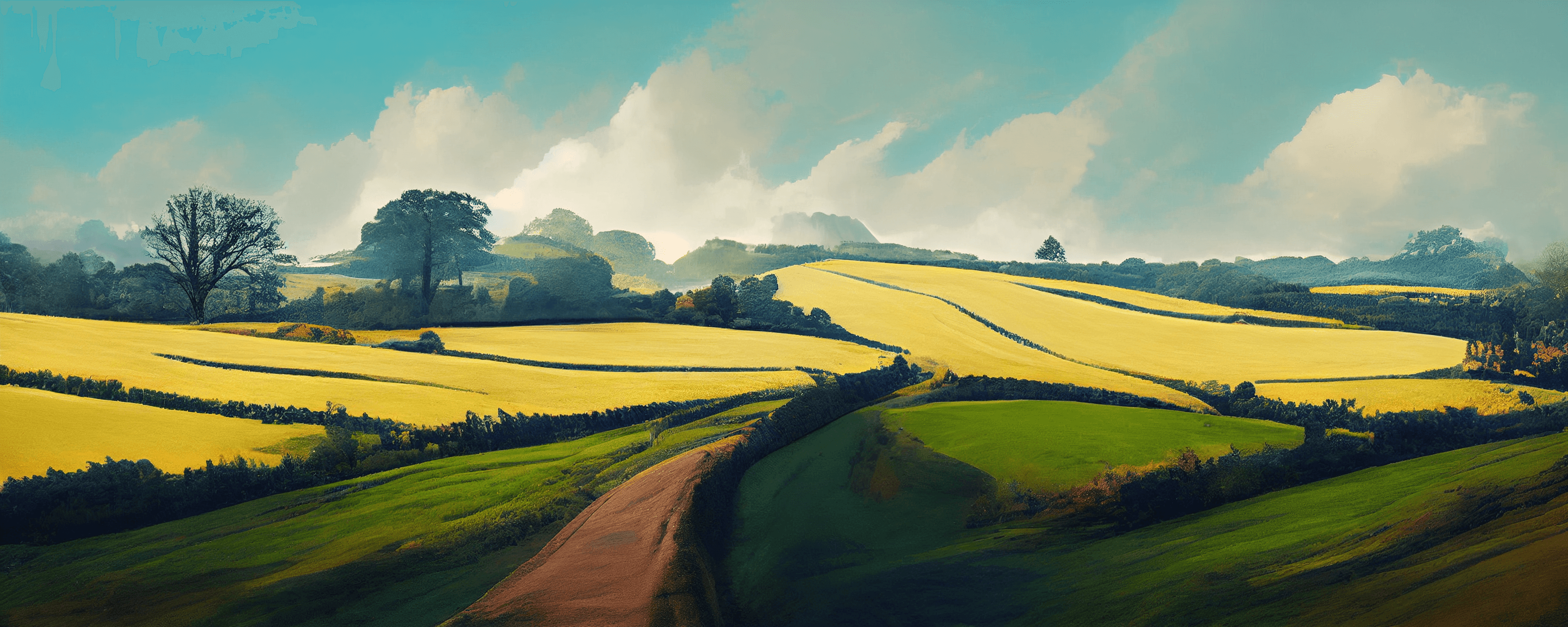 British Devon countryside